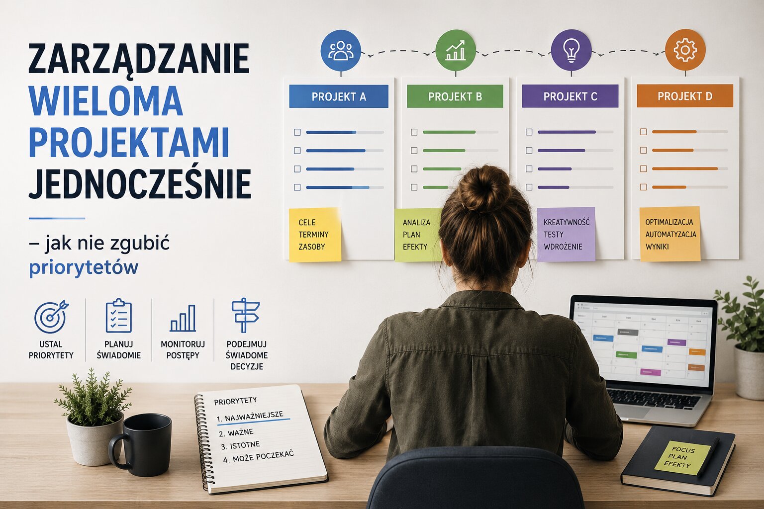 Zarządzanie wieloma projektami jednocześnie - jak nie zgubić priorytetów